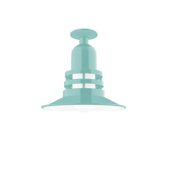 Atomic One Light Flush Mount in Sea Green (518|FMB14848)
