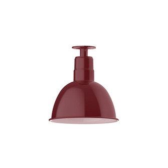 Deep Bowl LED Flush Mount in Barn Red (518|FMB11655W12L12)