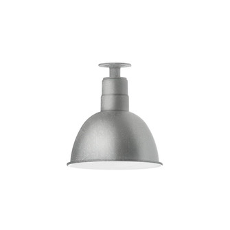 Deep Bowl LED Flush Mount in Painted Galvanized (518|FMB11649W12L12)
