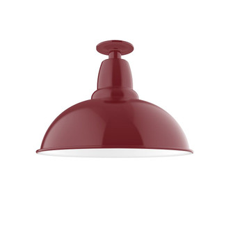 Cafe One Light Flush Mount in Barn Red (518|FMB10855)