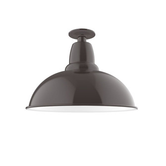 Cafe One Light Flush Mount in Architectural Bronze (518|FMB10851G06)