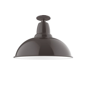Cafe One Light Flush Mount in Architectural Bronze (518|FMB10851G05)