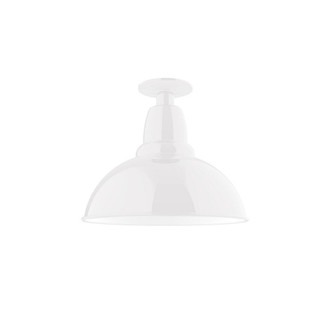Cafe One Light Flush Mount in White (518|FMB10644W12)