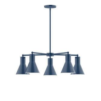 Flare LED Chandelier in Navy (518|CHC43650L10)