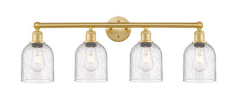 Edison Four Light Bath Vanity in Satin Gold (405|6164WSGG5586SDY)