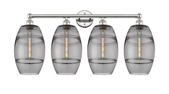 Edison Four Light Bath Vanity in Polished Nickel (405|6164WPNG5578SM)