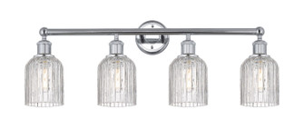 Edison Four Light Bath Vanity in Polished Chrome (405|6164WPCG5595CL)