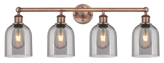 Edison Four Light Bath Vanity in Antique Copper (405|6164WACG5586SM)