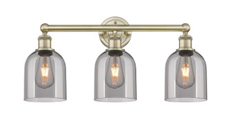 Edison Three Light Bath Vanity in Antique Brass (405|6163WABG5586SM)