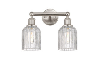 Edison Two Light Bath Vanity in Brushed Satin Nickel (405|6162WSNG5595CL)