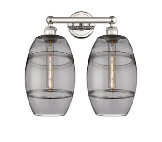 Edison Two Light Bath Vanity in Polished Nickel (405|6162WPNG5578SM)