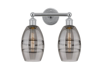 Edison Two Light Bath Vanity in Polished Chrome (405|6162WPCG5576SM)