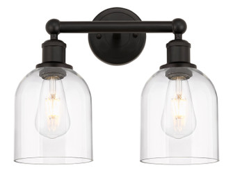 Edison Two Light Bath Vanity in Oil Rubbed Bronze (405|6162WOBG5586CL)