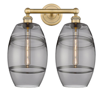 Edison Two Light Bath Vanity in Brushed Brass (405|6162WBBG5578SM)