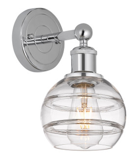 Edison One Light Wall Sconce in Polished Chrome (405|6161WPCG5566CL)
