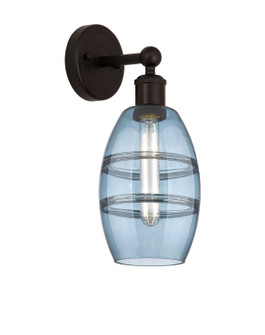 Edison One Light Wall Sconce in Oil Rubbed Bronze (405|6161WOBG5576BL)