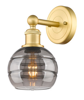 Edison LED Wall Sconce in Matte Black (405|6161WBKG5566CL)