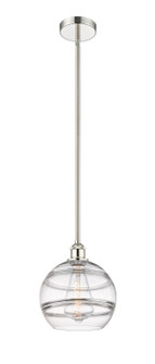 Edison One Light Mini Pendant in Polished Nickel (405|6161SPNG55610CL)