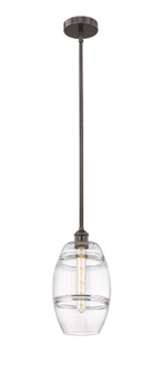 Edison One Light Mini Pendant in Oil Rubbed Bronze (405|6161SOBG5578CL)