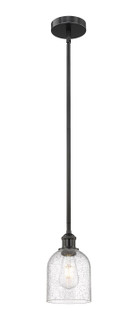 Edison One Light Mini Pendant in Matte Black (405|6161SBKG5586SDY)