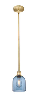 Edison One Light Mini Pendant in Brushed Brass (405|6161SBBG5586BL)