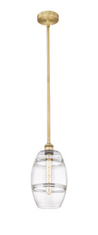 Edison One Light Mini Pendant in Brushed Brass (405|6161SBBG5578CL)