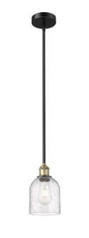 Edison One Light Mini Pendant in Black Antique Brass (405|6161SBABG5586SDY)