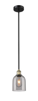 Edison One Light Mini Pendant in Black Antique Brass (405|6161SBABG5586SM)