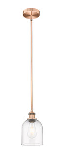 Edison One Light Mini Pendant in Antique Copper (405|6161SACG5586CL)