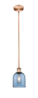Edison One Light Mini Pendant in Antique Copper (405|6161SACG5586BL)