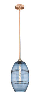 Edison One Light Mini Pendant in Antique Copper (405|6161SACG55710BL)