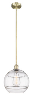Edison One Light Mini Pendant in Antique Brass (405|6161SABG55612CL)