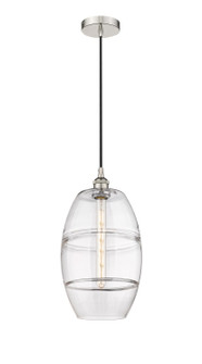 Edison One Light Mini Pendant in Polished Nickel (405|6161PPNG55710CL)