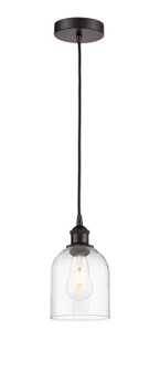 Edison One Light Mini Pendant in Oil Rubbed Bronze (405|6161POBG5586CL)