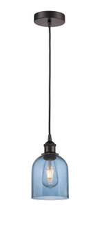 Edison One Light Mini Pendant in Oil Rubbed Bronze (405|6161POBG5586BL)