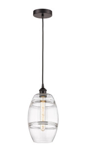 Edison One Light Mini Pendant in Oil Rubbed Bronze (405|6161POBG5578CL)