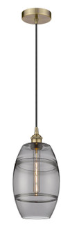Edison One Light Mini Pendant in Antique Brass (405|6161PABG5578SM)