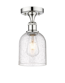 Edison One Light Semi-Flush Mount in Polished Chrome (405|6161FPCG5586SDY)