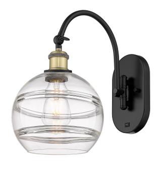 Ballston One Light Swing Arm in Black Antique Brass (405|5181WBABG5568CL)