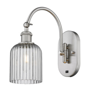 Ballston One Light Wall Sconce in Antique Brass (405|5181WABG5595CL) Ballston One Light Wall Sconce in Antique Brass (405|5181WABG5595CL)