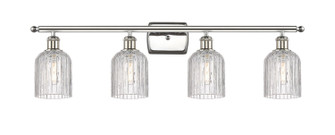 Ballston Four Light Bath Vanity in Polished Nickel (405|5164WPNG5595CL)