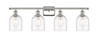 Ballston Four Light Bath Vanity in Polished Nickel (405|5164WPNG5586CL)