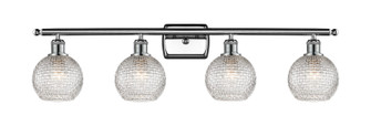 Ballston Four Light Bath Vanity in Polished Chrome (405|5164WPCG122C6CL)