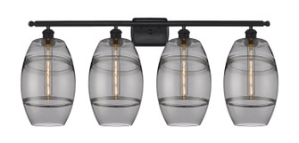 Ballston Four Light Bath Vanity in Matte Black (405|5164WBKG5578SM)