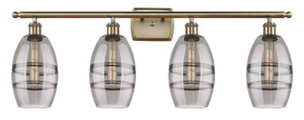 Ballston Four Light Bath Vanity in Antique Brass (405|5164WABG5576SM)
