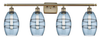 Ballston Four Light Bath Vanity in Antique Brass (405|5164WABG5576BL)