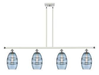 Ballston Four Light Island Pendant in White Polished Chrome (405|5164IWPCG5576BL)