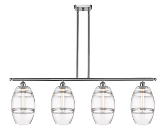 Ballston Four Light Island Pendant in Brushed Satin Nickel (405|5164ISNG5578CL)