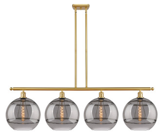 Ballston Four Light Island Pendant in Satin Gold (405|5164ISGG55612SM)