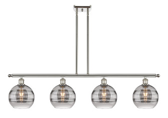 Ballston Four Light Island Pendant in Polished Nickel (405|5164IPNG5568SM)